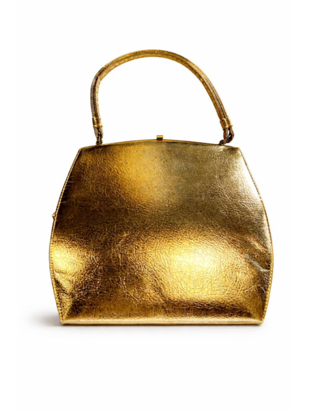 Vintage Theodore California Gold Metallic Evening Bag